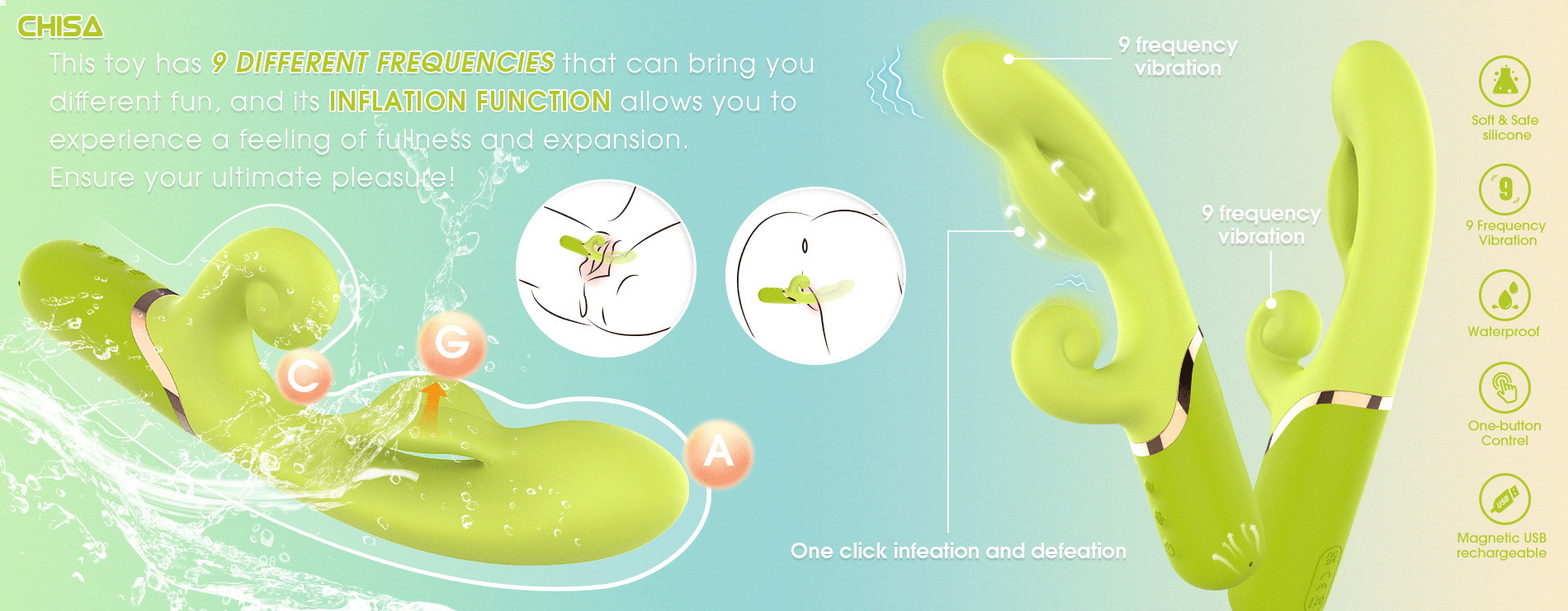 Nafukovací vibrátor