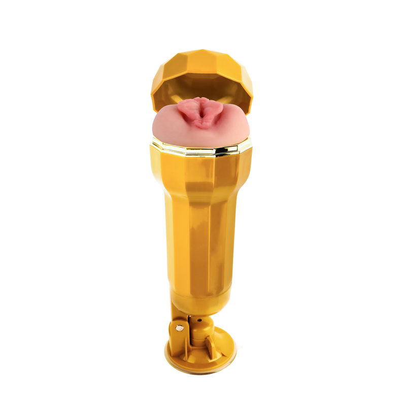 Zlatá skořápka darcey realistický pohár vagíny