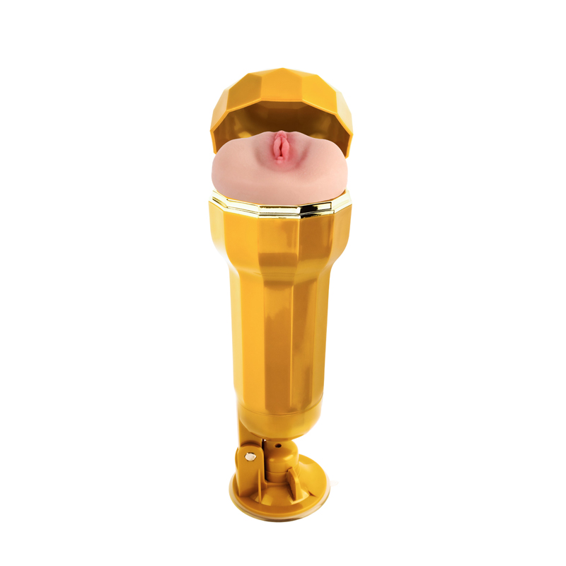 Zlatá skořápka Ella Realistic Vagina Cup