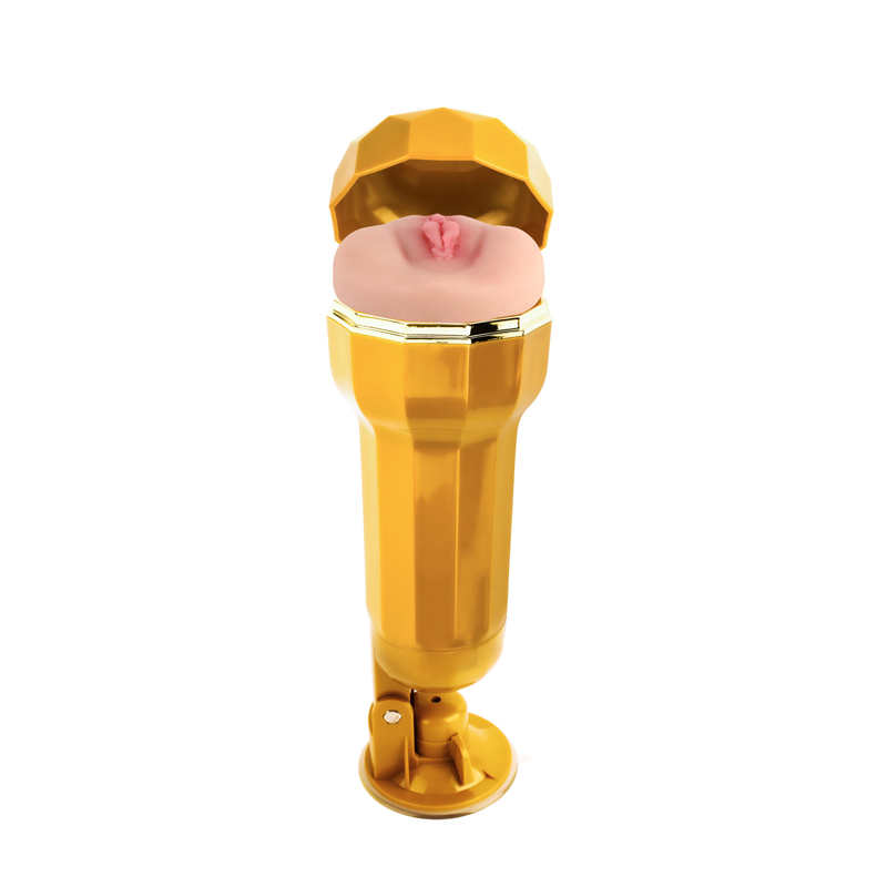 Zlatá skořápka Jessie Realistic Vagina Cup