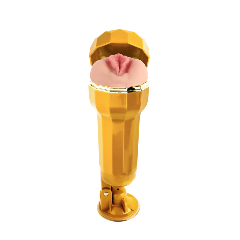 Zlatá skořápka Shyla Realistic Vagina Cup