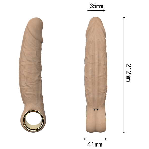 Ruční Thrusting Vibrating Dildo