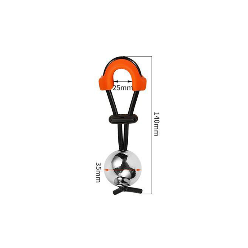 Kovový natahovač penisu – jeden míček (φ35 mm)