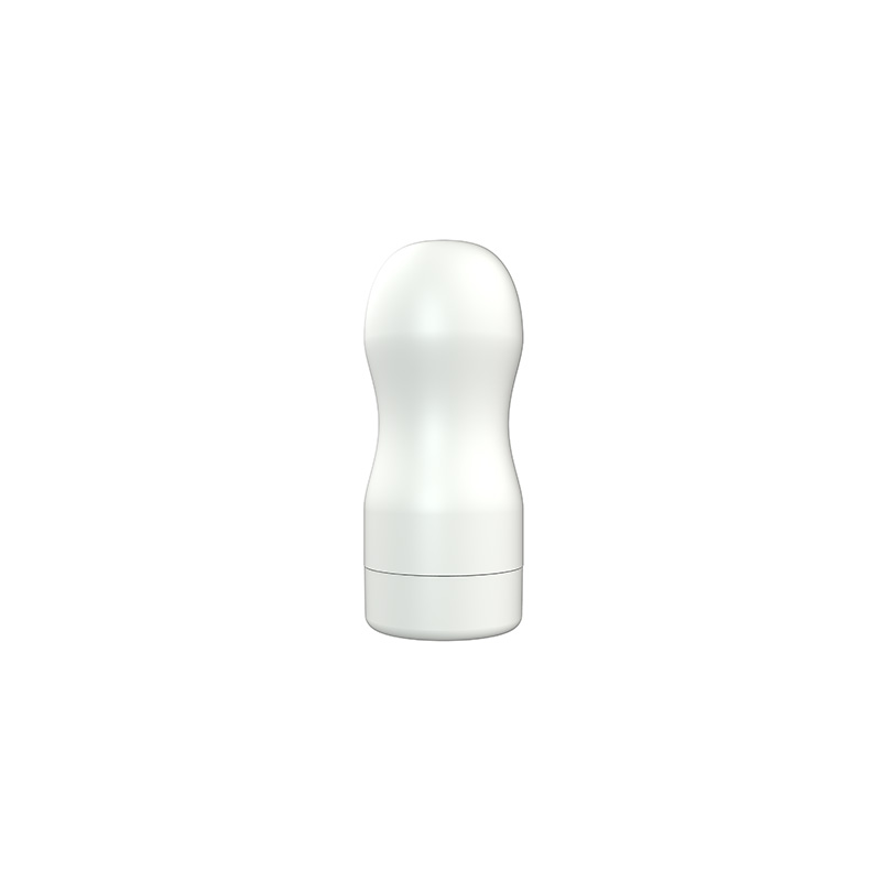 Masturbátor White Shell s kuličkovými korálky a malými upoutávkami